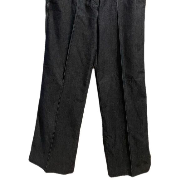 Larry Levine SPT Stretch Dark Wash Wide Leg Pant with Eclectic Details! - Picture 6 of 10